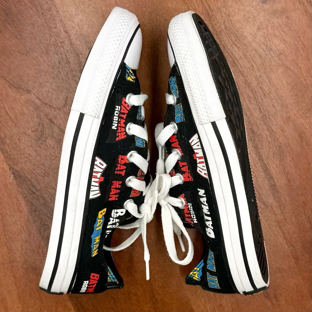 Converse Chuck Taylor All Star Batman 80‎ Years Sneakers Black 367321F Kids 1.5Y